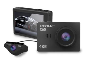 Camera hành trình Vietmap C65 4K WIFI GPS Ghi hình trước sau