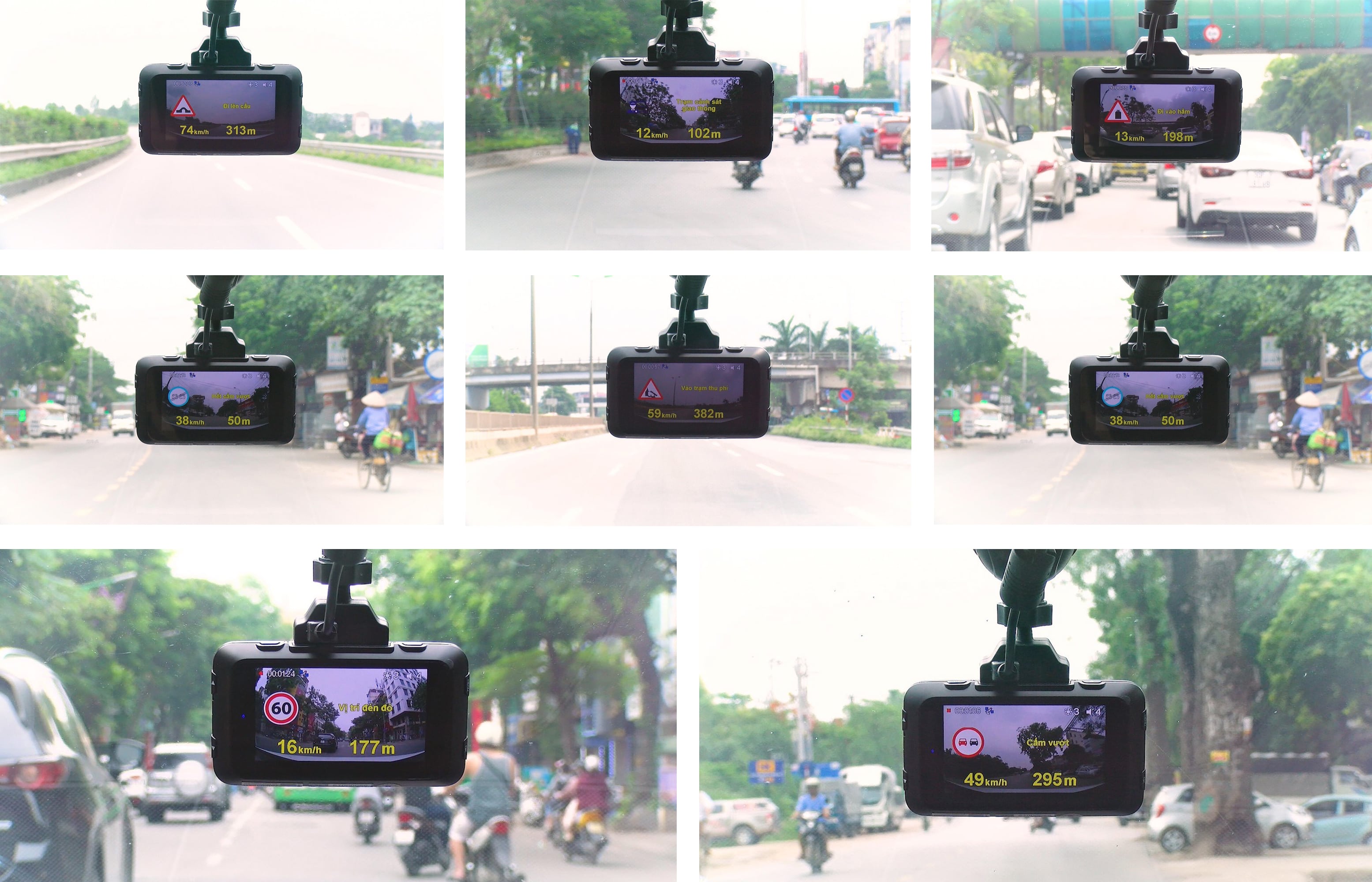 camera cảnh báo giao thông webvision a18