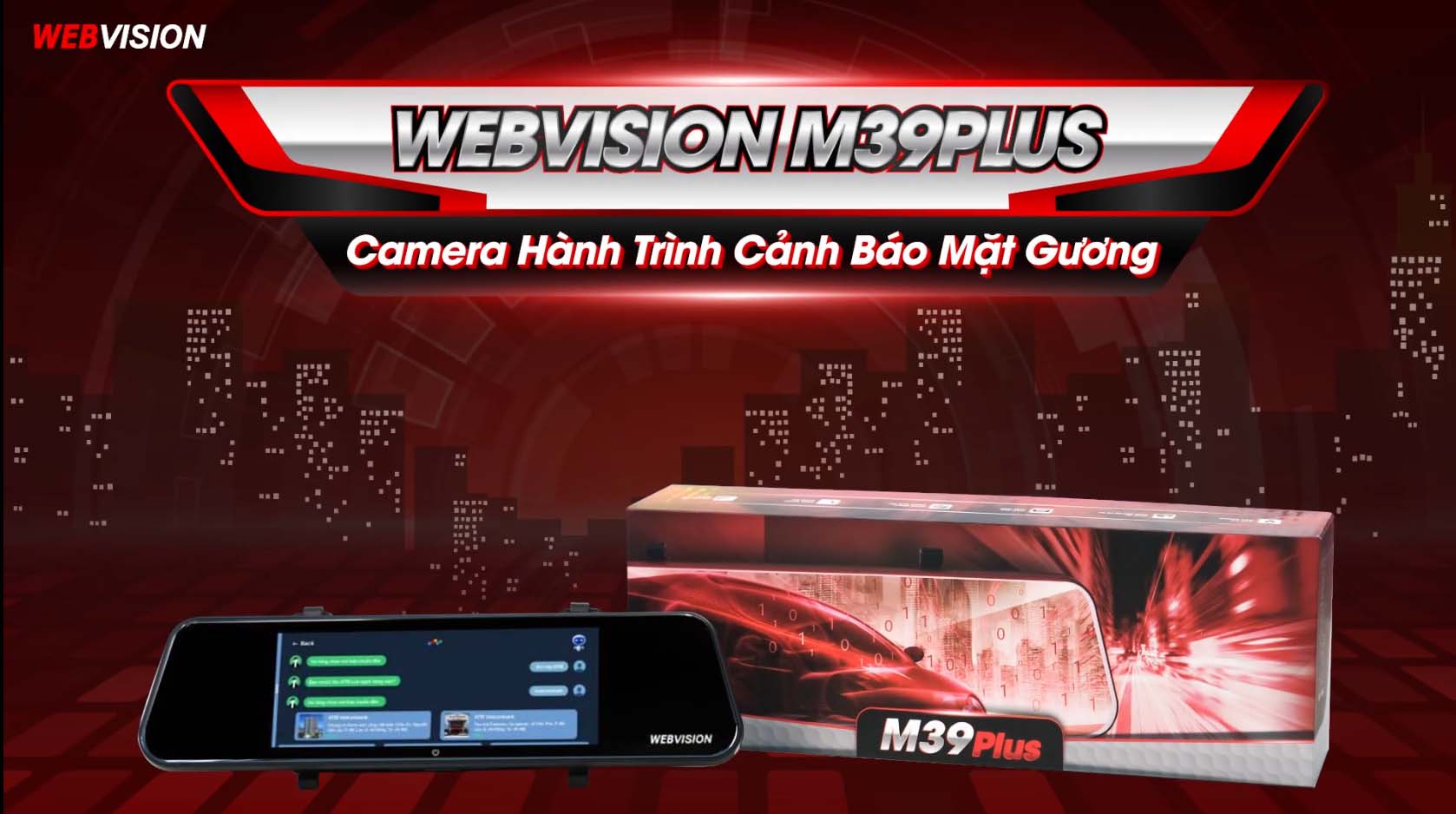 camera hành trình webvision m39 plus chính hãng